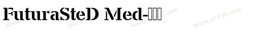 FuturaSteD Med字体转换